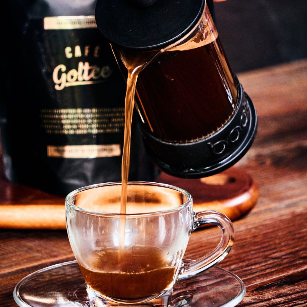 2 Cafés de 500 gr Con Prensa Francesa de Regalo