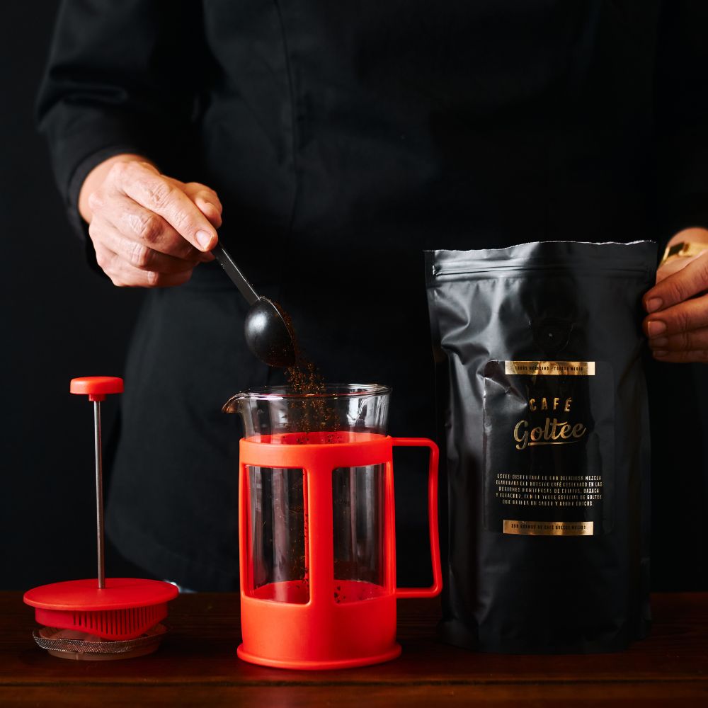 2 Cafés de 500 gr Con Prensa Francesa de Regalo