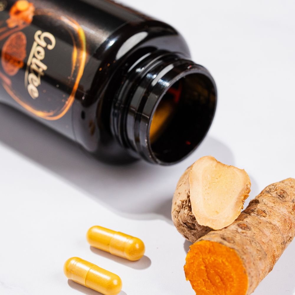 Cápsulas Golden Milk |  Cúrcuma, Jengibre, Cardamomo | Goltee®